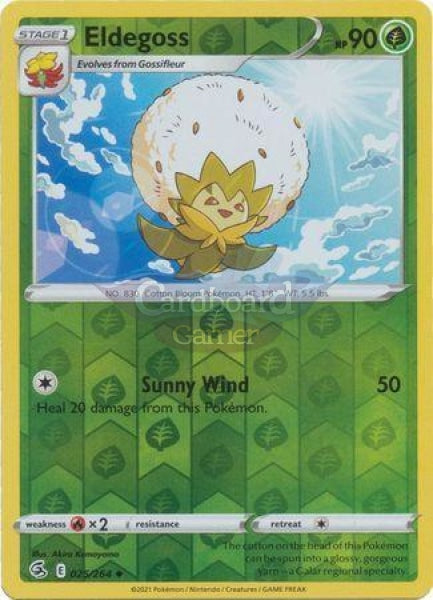 025/264 Eldegoss Uncommon Reverse Holo Fusion Strike Single Card