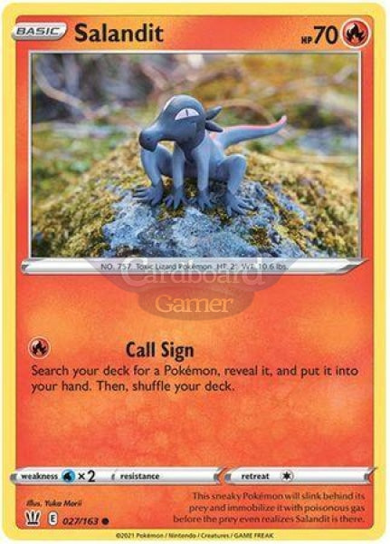 027/163 Salandit Common Battle Styles Single Card