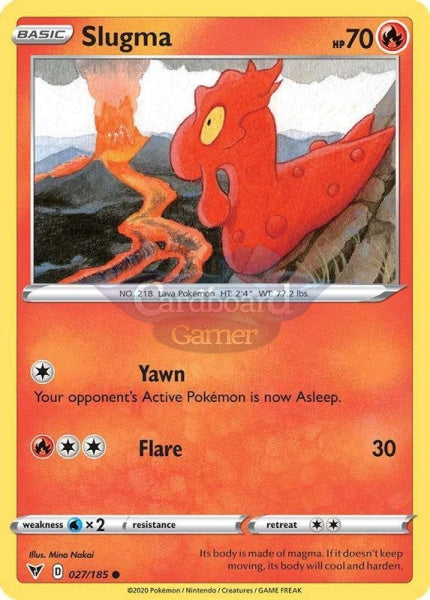 027/185 Slugma Common Vivid Voltage Single Card
