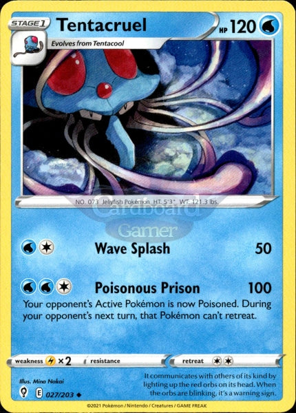 027/203 Tentacruel Evolving Skies Single Card