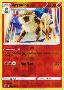 028/192 Arcanine Rare Reverse Holo Rebel Clash