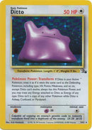 3/62 Ditto Holo Rare Fossil Set Unlimited