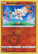 030/202 Scorbunny Common Reverse Holo Sword & Shield
