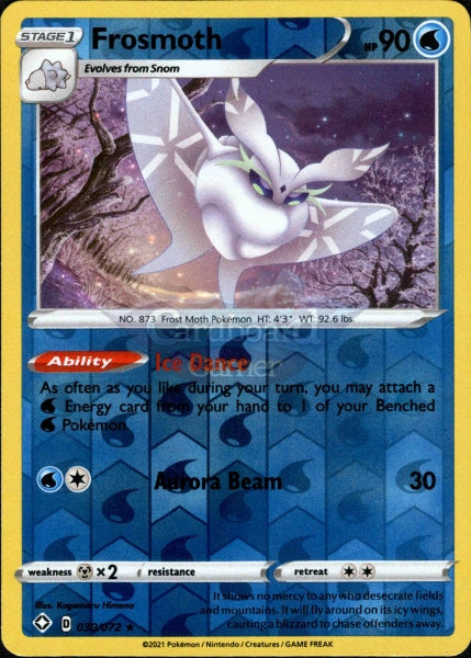 030/072 Frosmoth Holo Rare Reverse Shining Fates Single Card