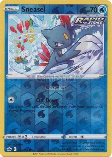 030/198 Sneasel Common Reverse Holo Chilling Reign Single Card