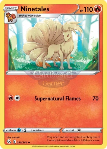 030/264 Ninetales Uncommon Fusion Strike Single Card