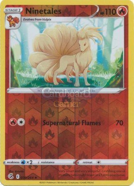 030/264 Ninetales Uncommon Reverse Holo Fusion Strike Single Card