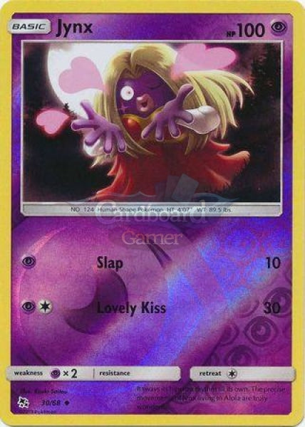 030/68 Jynx Uncommon Reverse Holo Hidden Fates Single Card