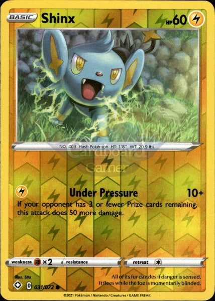 031/072 Shinx Common Reverse Holo Shining Fates Single Card