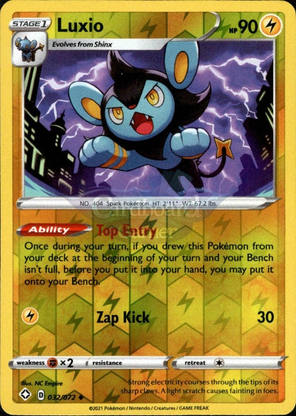 032/072 Luxio Uncommon Reverse Holo Shining Fates Single Card