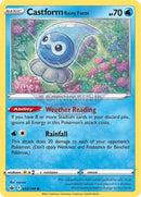 033/198 Castform Rainy Form Common Chilling Reign Single Card