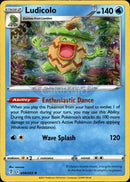 034/203 Ludicolo Holo Rare Evolving Skies Single Card