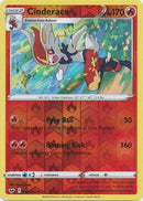 035/202 Cinderace Rare Holo Reverse Holo Sword & Shield