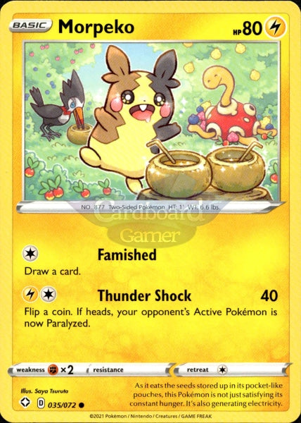 035/072 Morpeko Common Shining Fates Single Card