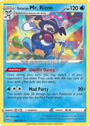 036/189 Galarian Mr. Rime Rare Darkness Ablaze Single Card