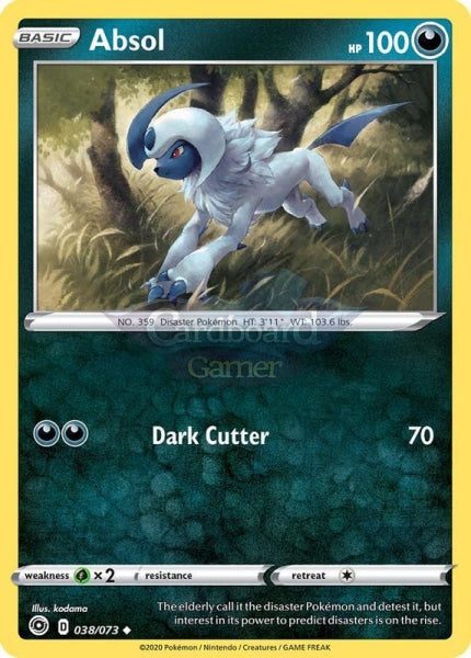 038/073 Absol Uncommon Champions Path Single Card