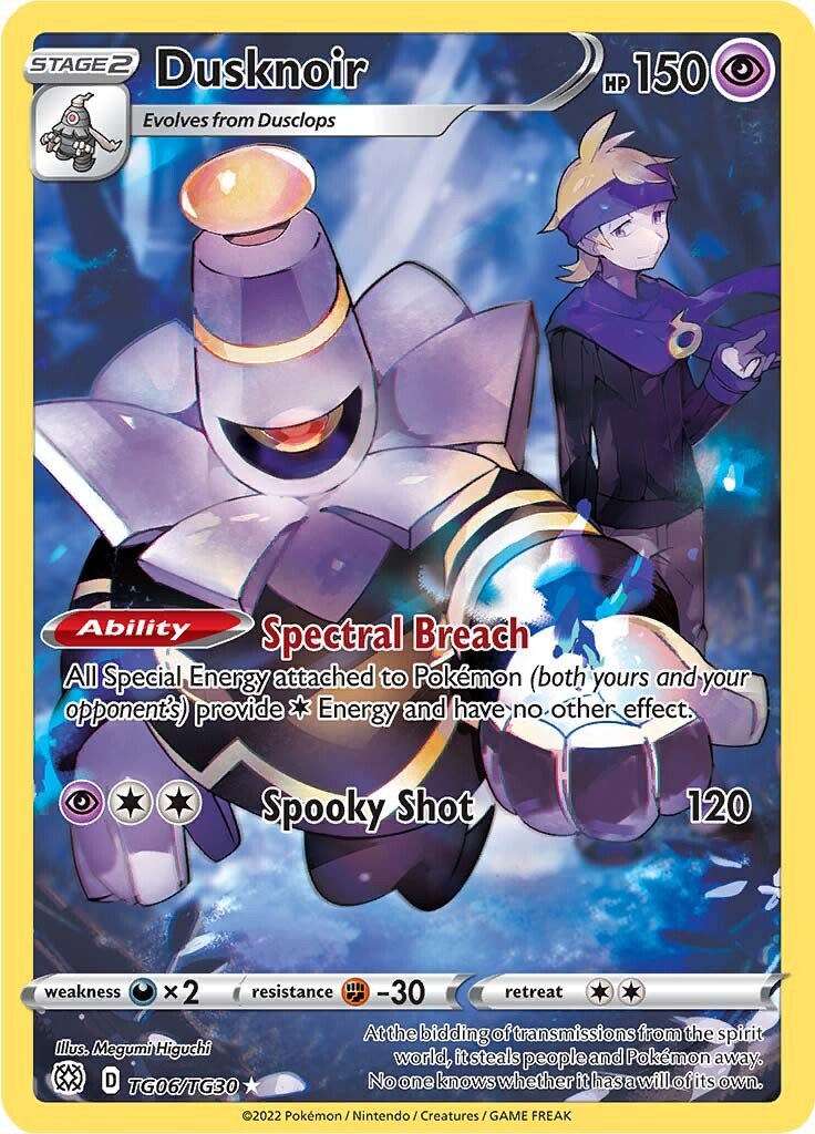 TG06/TG30 Dusknoir Trainer Gallery Ultra Rare