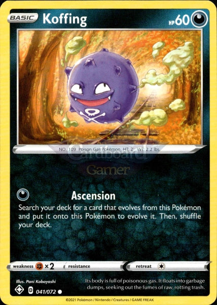 041/072 Koffing Common Shining Fates Single Card