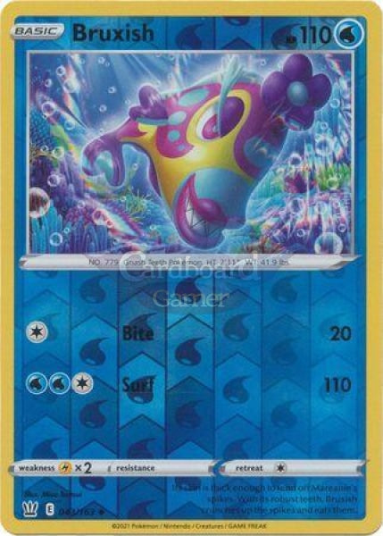 043/163 Bruxish Reverse Holo Uncommon Battle Styles Single Card