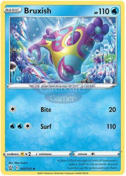 043/163 Bruxish Uncommon Battle Styles Single Card