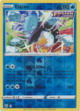 044/172 Eiscue Rare Reverse Holo Brilliant Stars Pokemon TCG