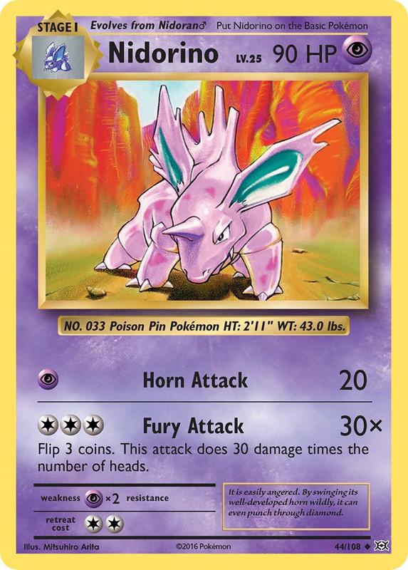 44/108 Nidorino Uncommon Evolutions