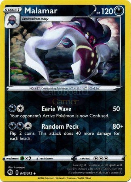 045/073 Malamar Uncommon Reverse Holo Champions Path Single Card