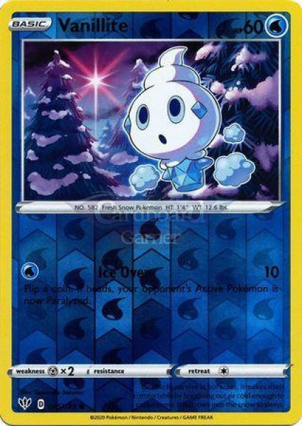 045/189 Vanillite Common Reverse Holo Darkness Ablaze Single Card