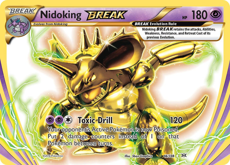 46/108 Nidoking BREAK Rare BREAK Evolutions