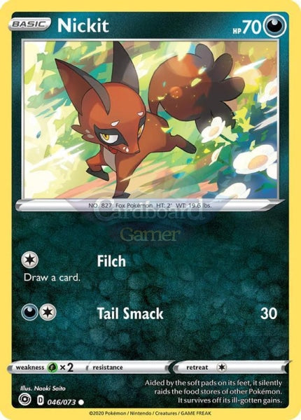 046/073 Nickit Common Champions Path Single Card