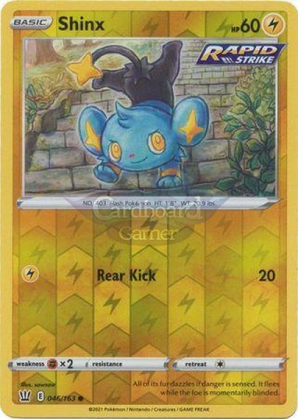 046/163 Shinx Reverse Holo Common Battle Styles Single Card