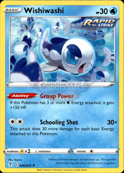 046/203 Wishiwashi Evolving Skies Single Card