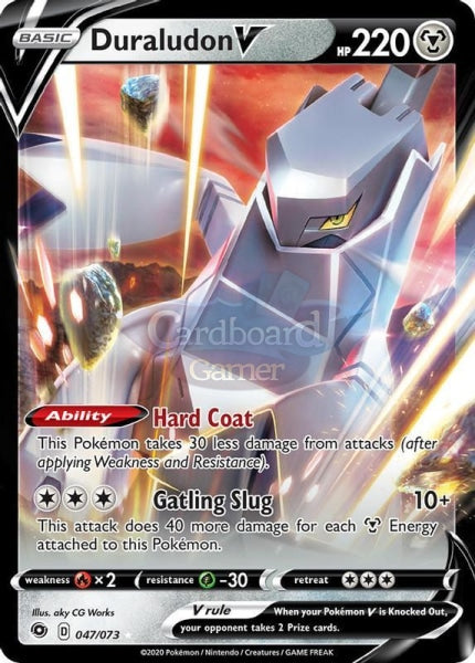 047/073 Duraludon V Ultra Rare Champions Path Single Card