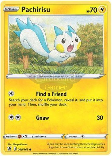 049/163 Pachirisu Common Battle Styles Single Card