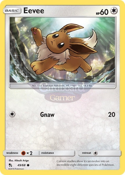 049/68 Eevee Common Hidden Fates Single Card