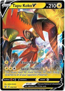 050/163 Tapu Koko V Ultra Rare Battle Styles Single Card