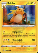 050/203 Raichu Holo Rare Evolving Skies Single Card