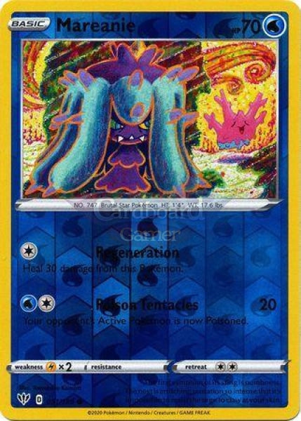 051/189 Mareanie Common Reverse Holo Darkness Ablaze Single Card