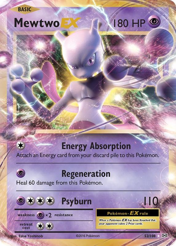 52/108 Mewtwo EX Rare Evolutions