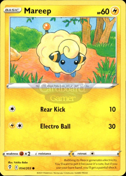 054/203 Mareep Evolving Skies Single Card