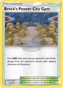 054/68 Brocks Pewter City Gym Trainer Uncommon Hidden Fates Single Card