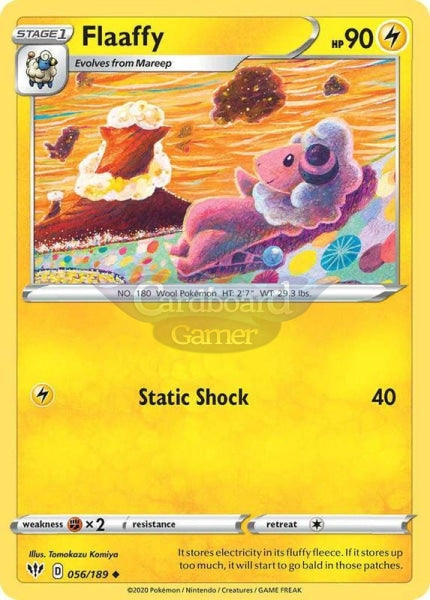 056/189 Flaaffy Uncommon Darkness Ablaze Single Card