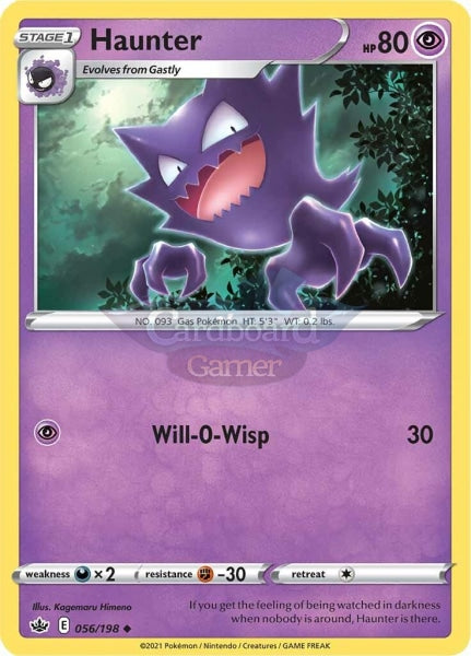 056/198 Haunter Uncommon Chilling Reign Single Card