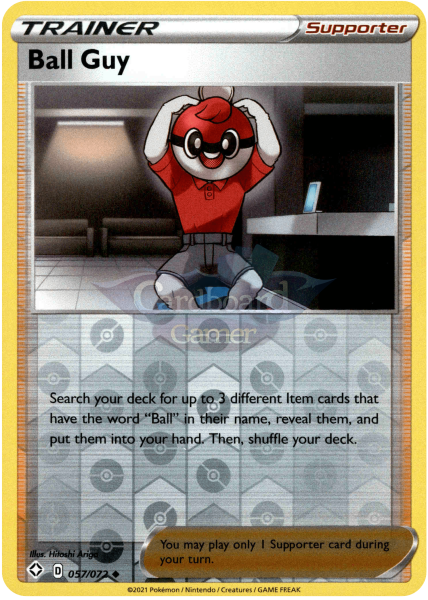 057/072 Ball Guy Uncommon Reverse Holo Shining Fates Single Card