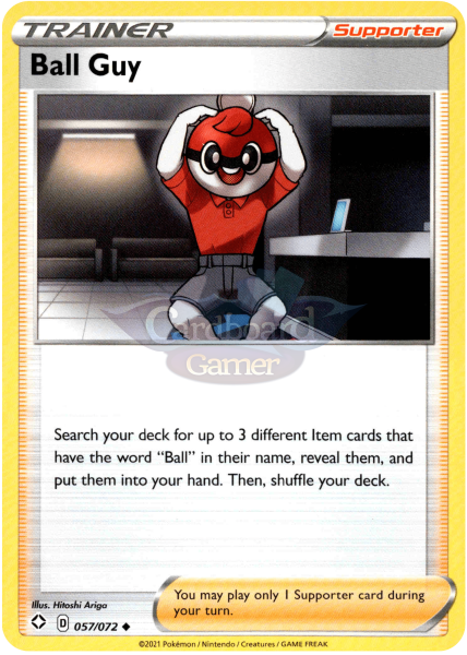 057/072 Ball Guy Uncommon Shining Fates Single Card