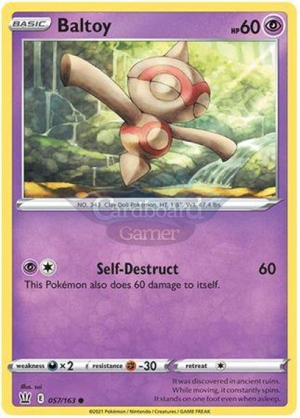 057/163 Baltoy Common Battle Styles Single Card