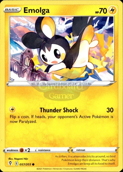 057/203 Emolga Evolving Skies Single Card