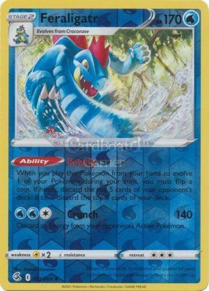 057/264 Feraligatr Rare Reverse Holo Fusion Strike Single Card