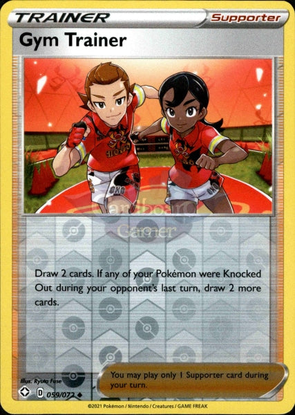 059/072 Gym Trainer Uncommon Reverse Holo Shining Fates Single Card