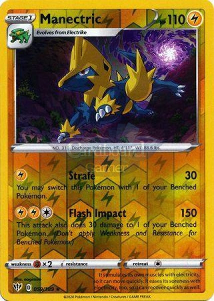 059/189 Manectric Uncommon Reverse Holo Darkness Ablaze Single Card